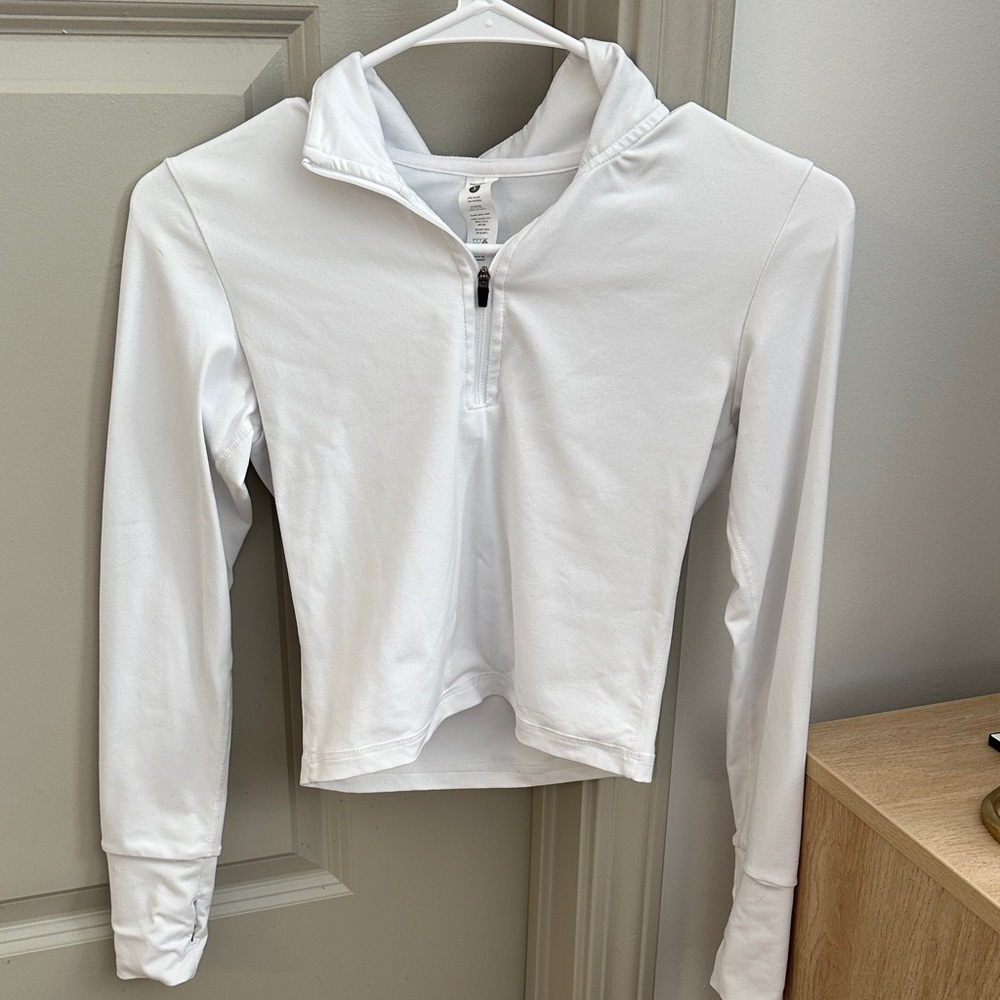 Paragon Fitwear Sedona 1/4 Zip Crop -White S